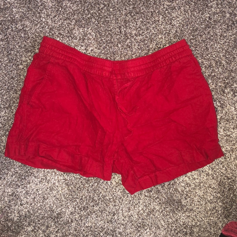 Red Summer Shorts